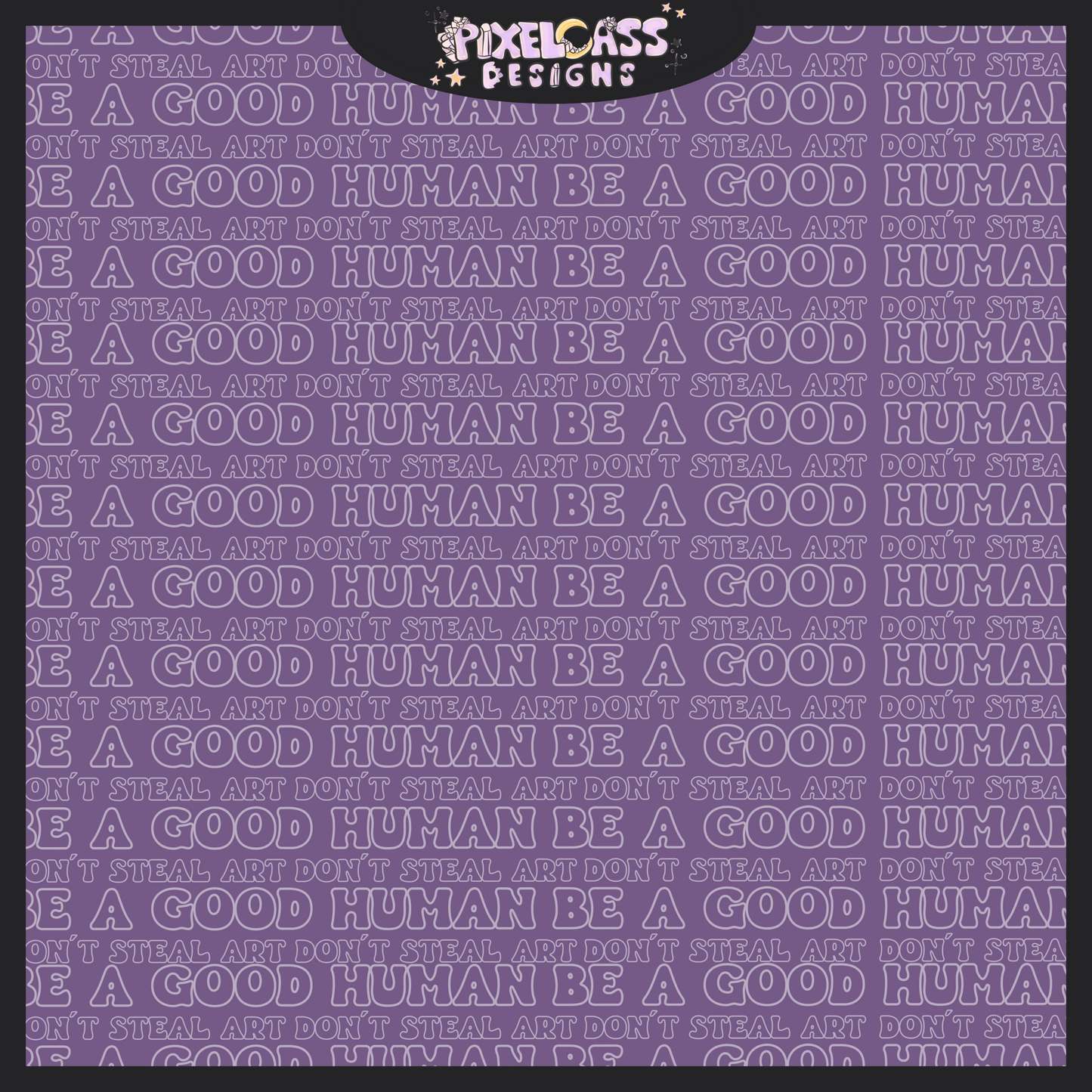 Be A Good Human Watermark