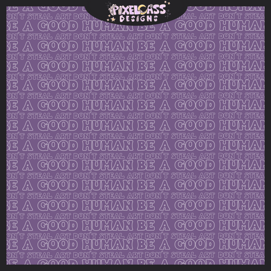 Be A Good Human Watermark