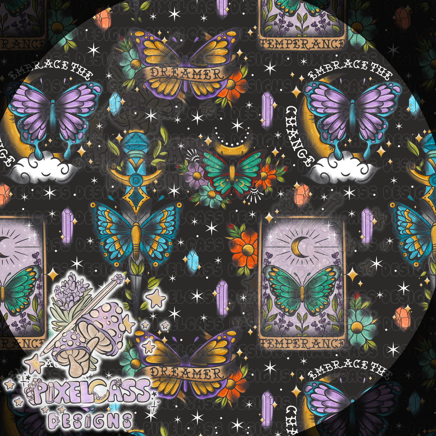 Butterfly Tattoo Flash