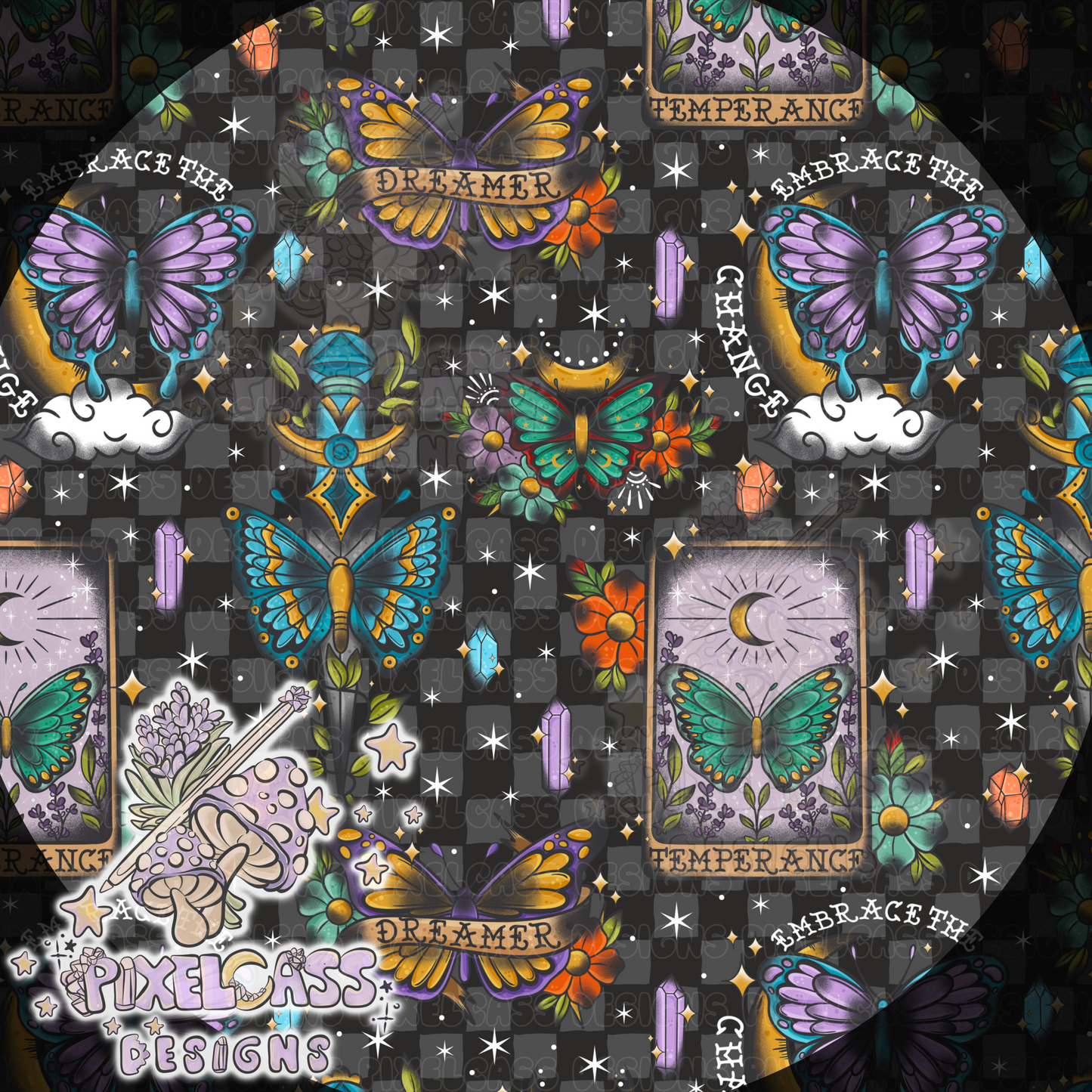 Butterfly Tattoo Flash