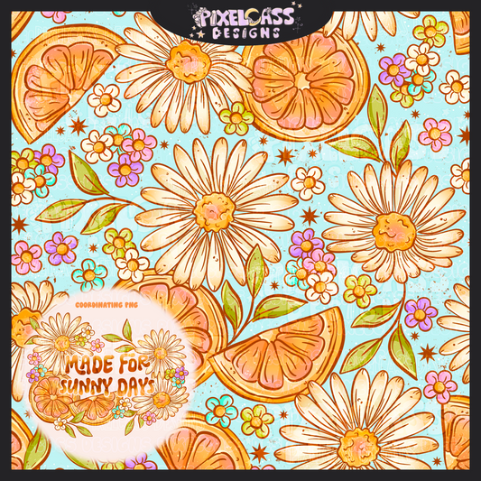 Citrus Daisies - March '25 Mystery #6