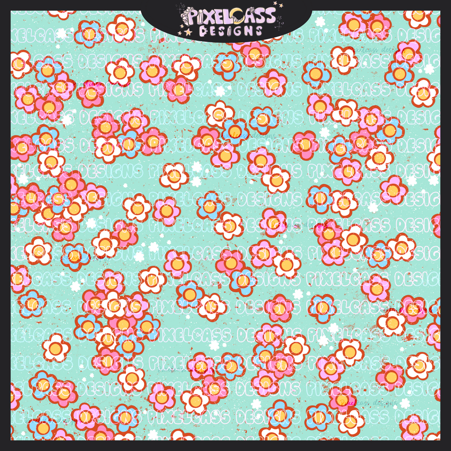 Dainty Colorful Daisies