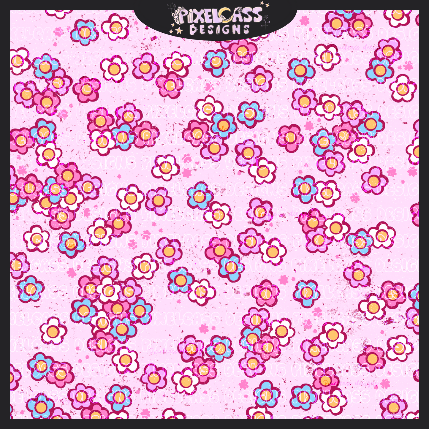 Dainty Colorful Daisies
