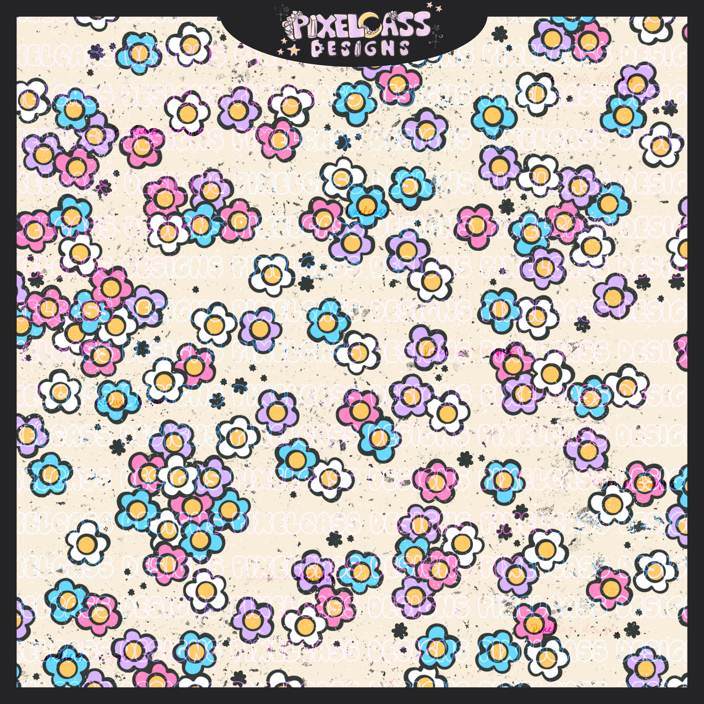Dainty Colorful Daisies