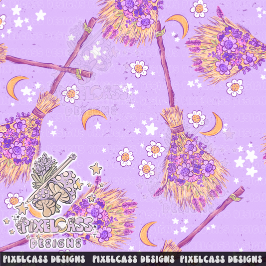 Floral Brooms