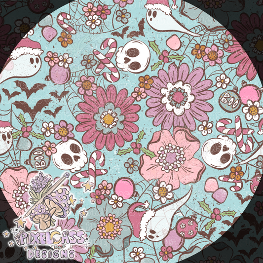 Floral Spooky Christmas