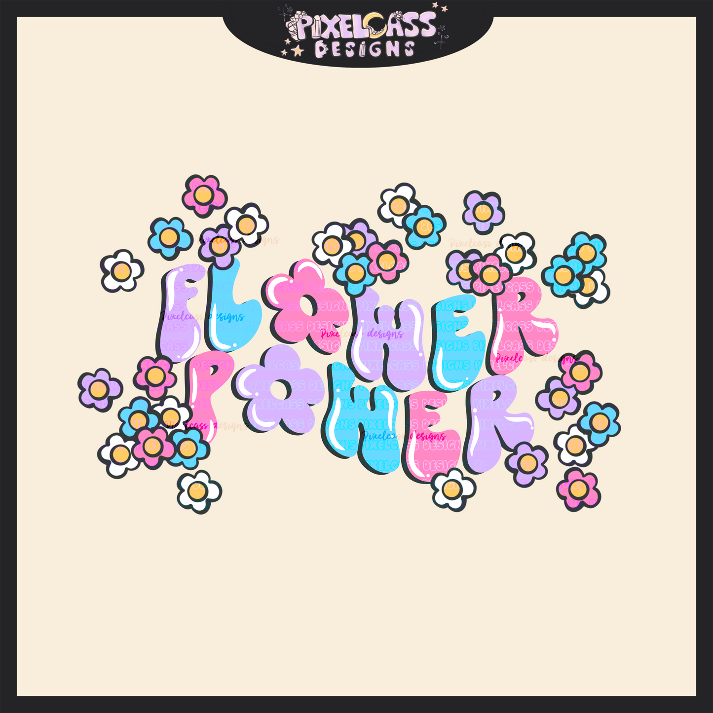 Flower Power PNG SUBLIMATION