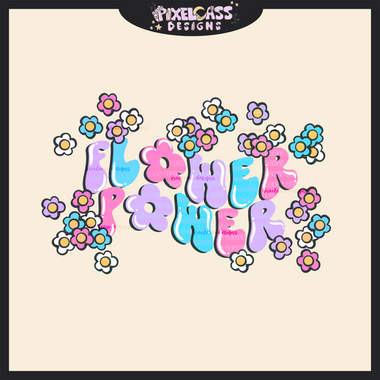 Flower Power PNG SUBLIMATION