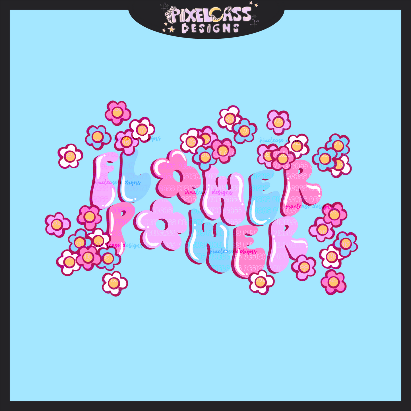 Flower Power PNG SUBLIMATION