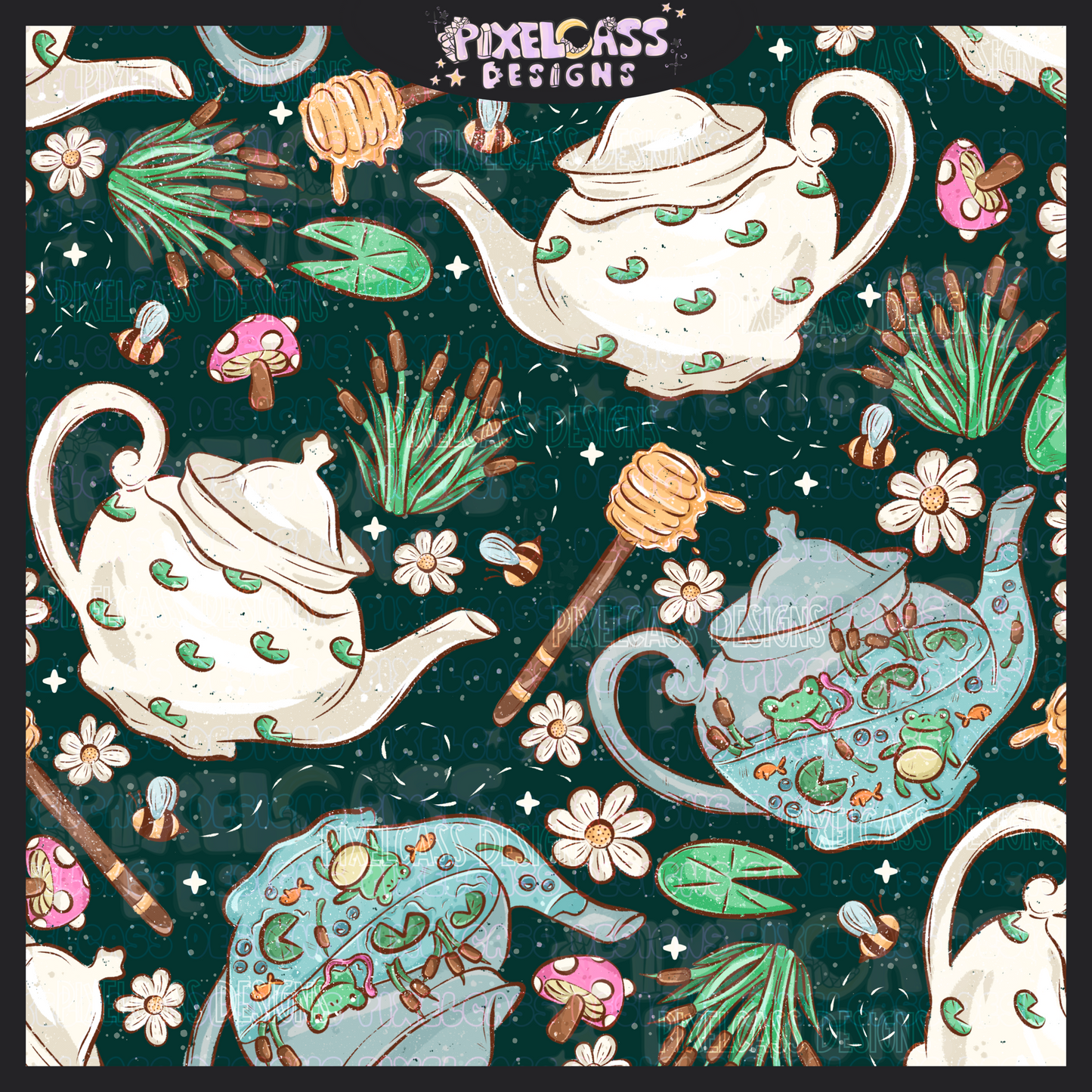 Froggy Tea Time