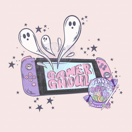 Gamer Ghoul Simple PNG SUBLIMATION