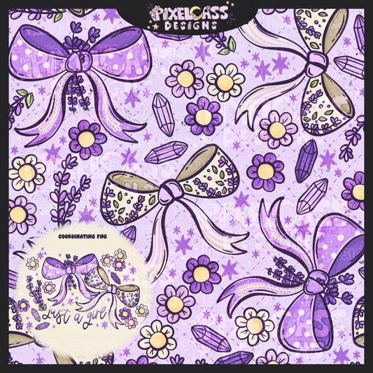 Lavender Bows - April '25 Mystery #6