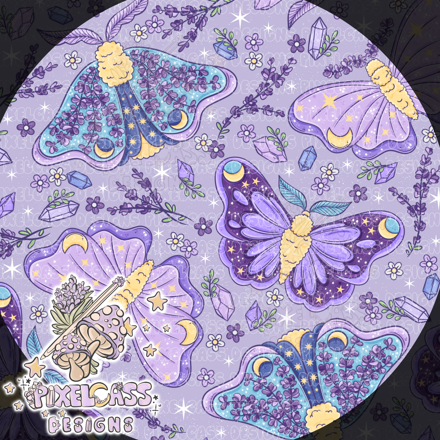 Lavender Moths