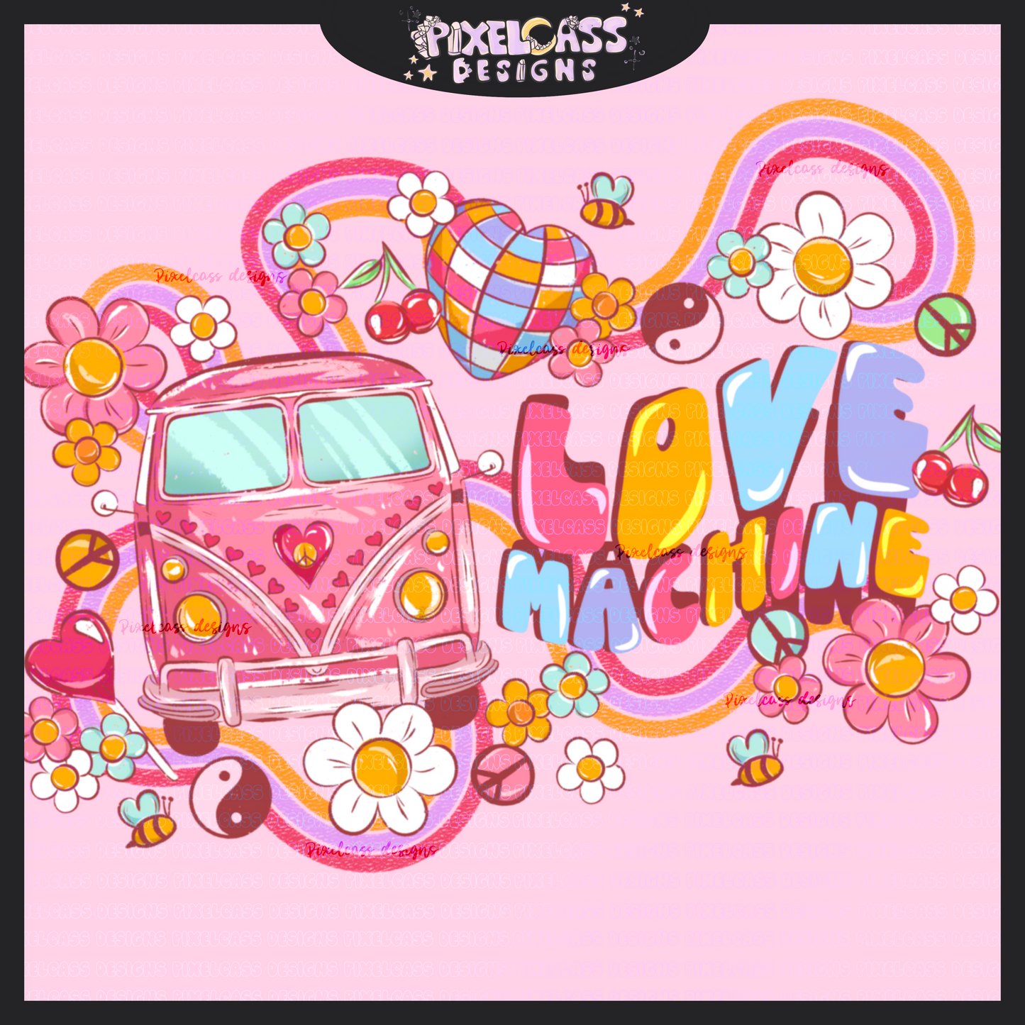Love Machine PNG SUBLIMATION