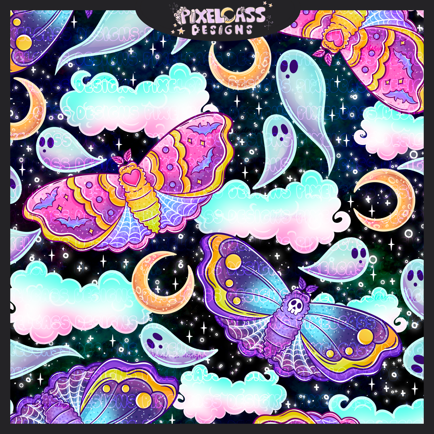 Moonlit Moths