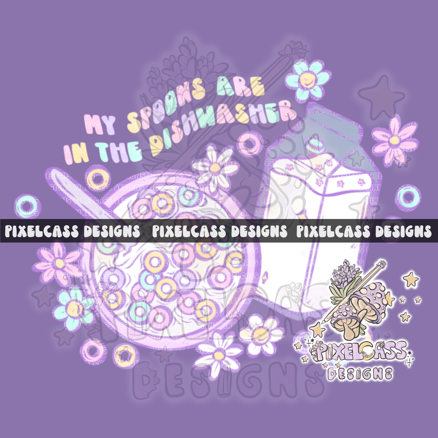 Out Of Spoons PNG SUBLIMATION