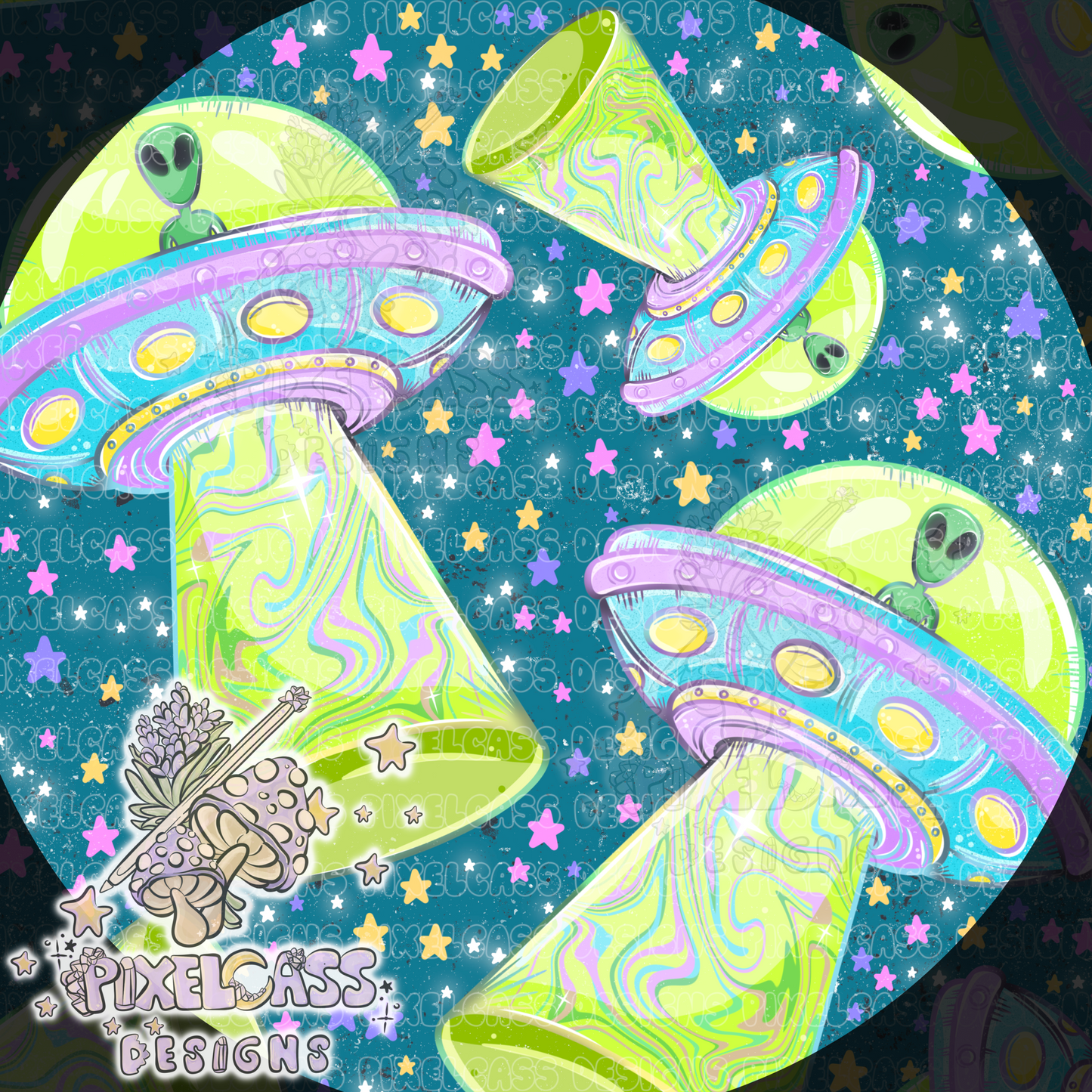 Pastel UFO's