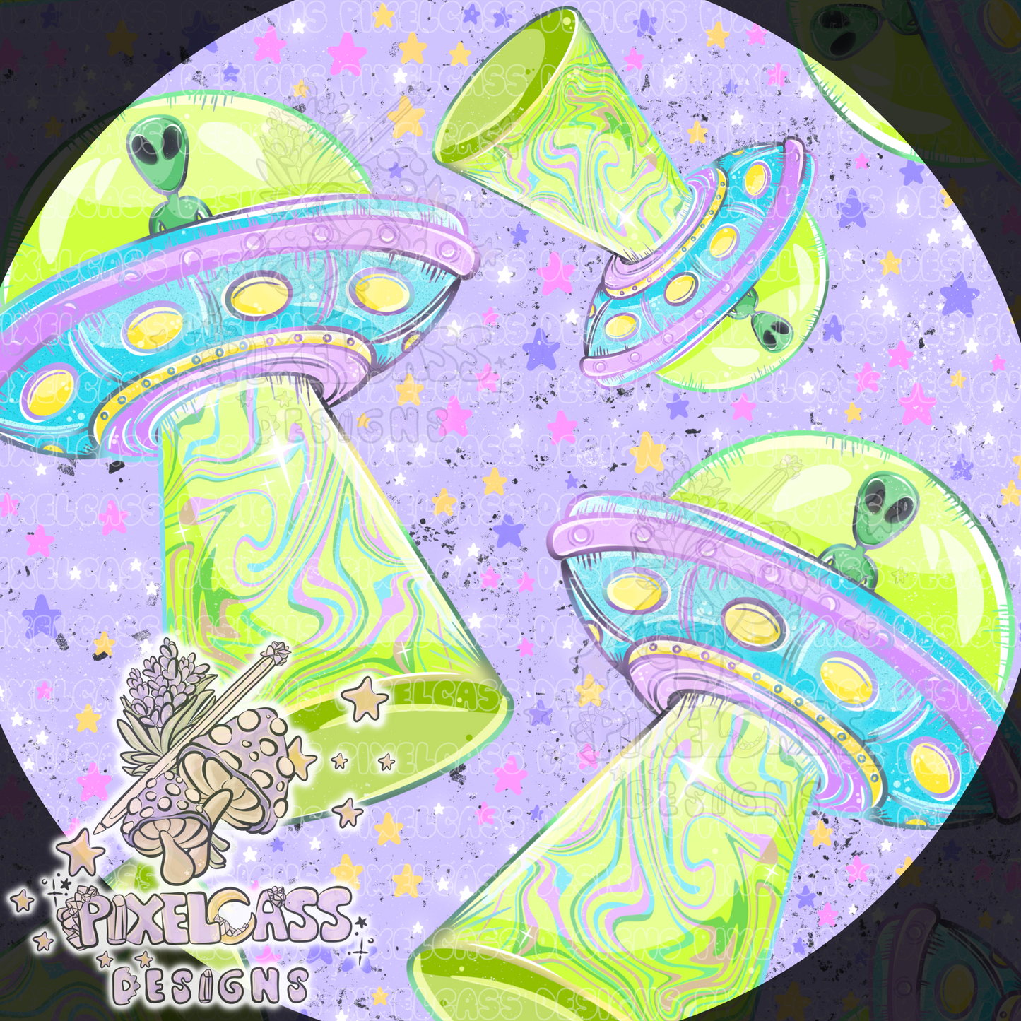 Pastel UFO's