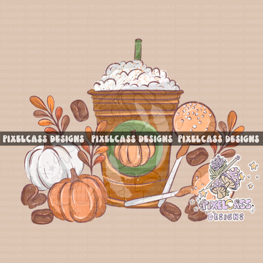 Pumpkin Spice PNG SUBLIMATION