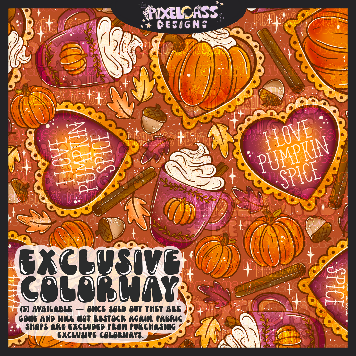 Pumpkin Spice Tattoo Hearts