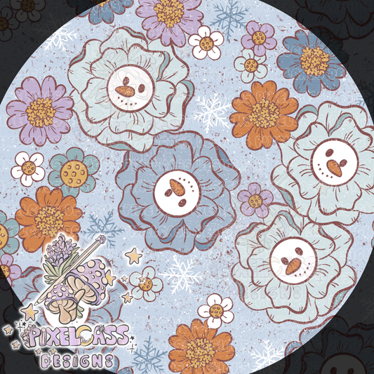 Snowman Floral