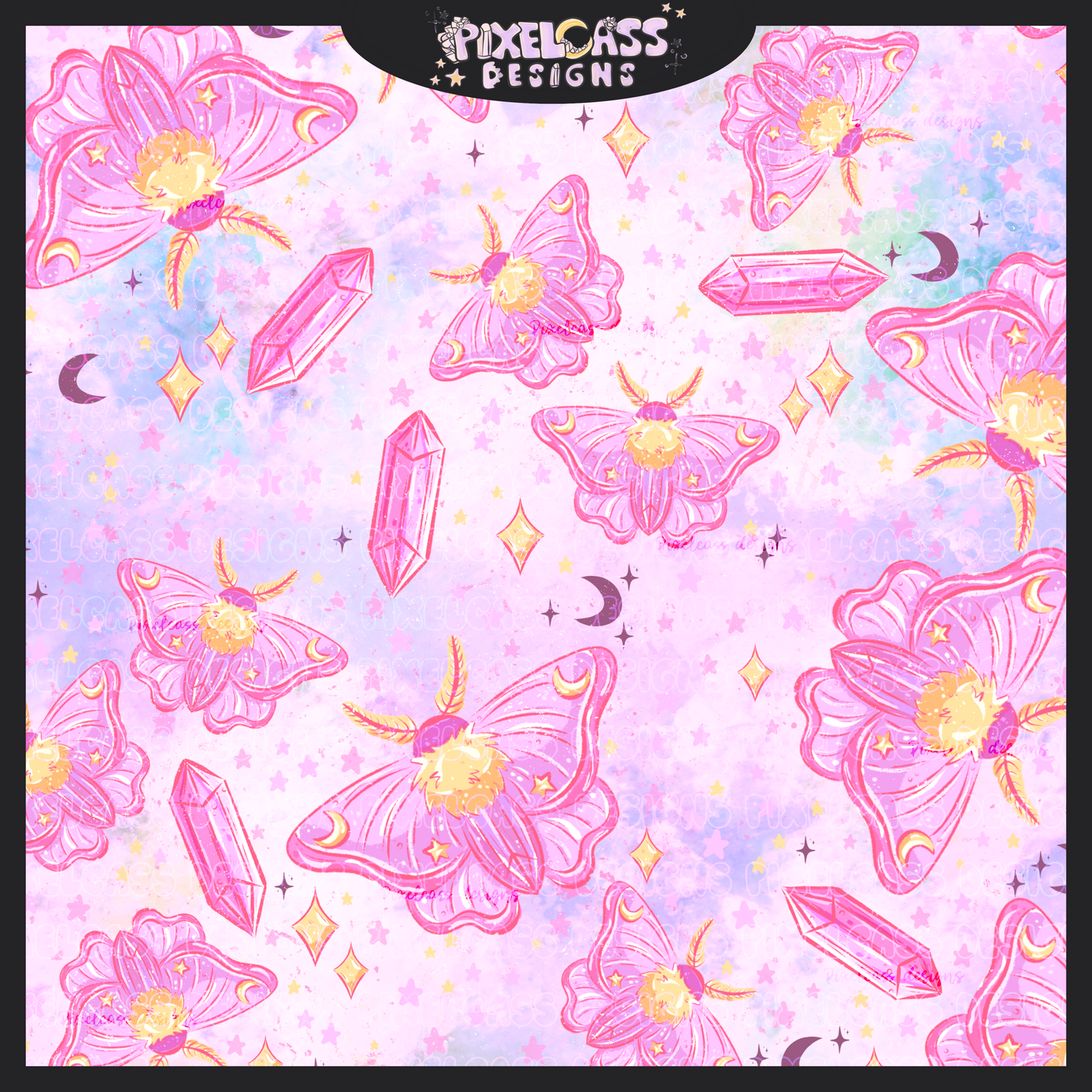 Starry Crystal Moths