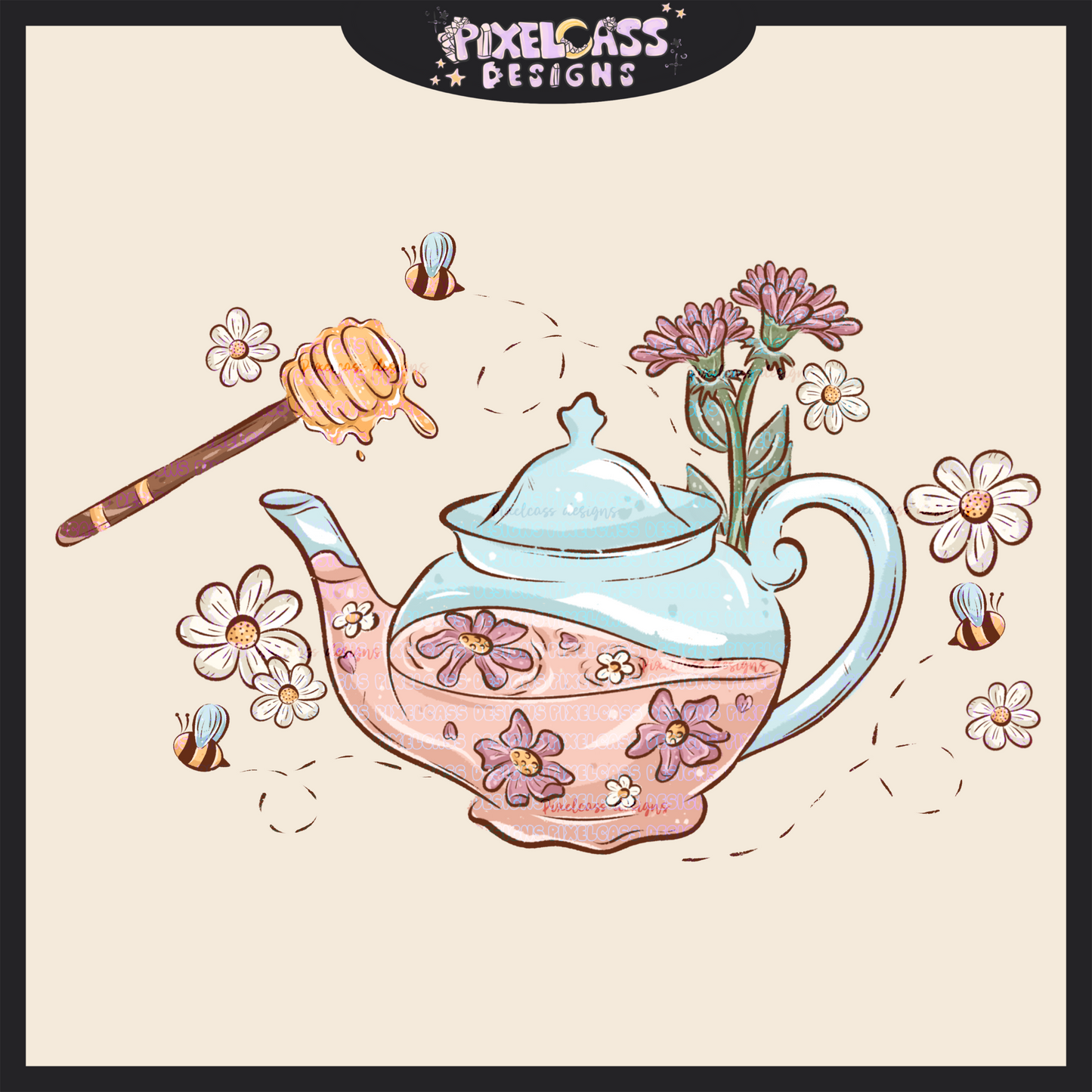 Tea Time PNG SUBLIMATION