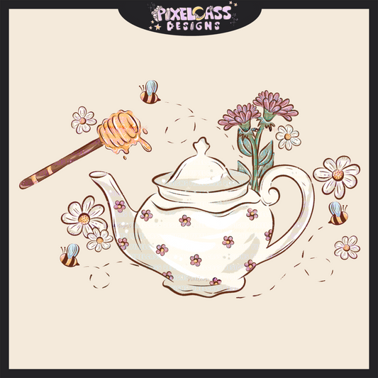 Tea Time PNG SUBLIMATION