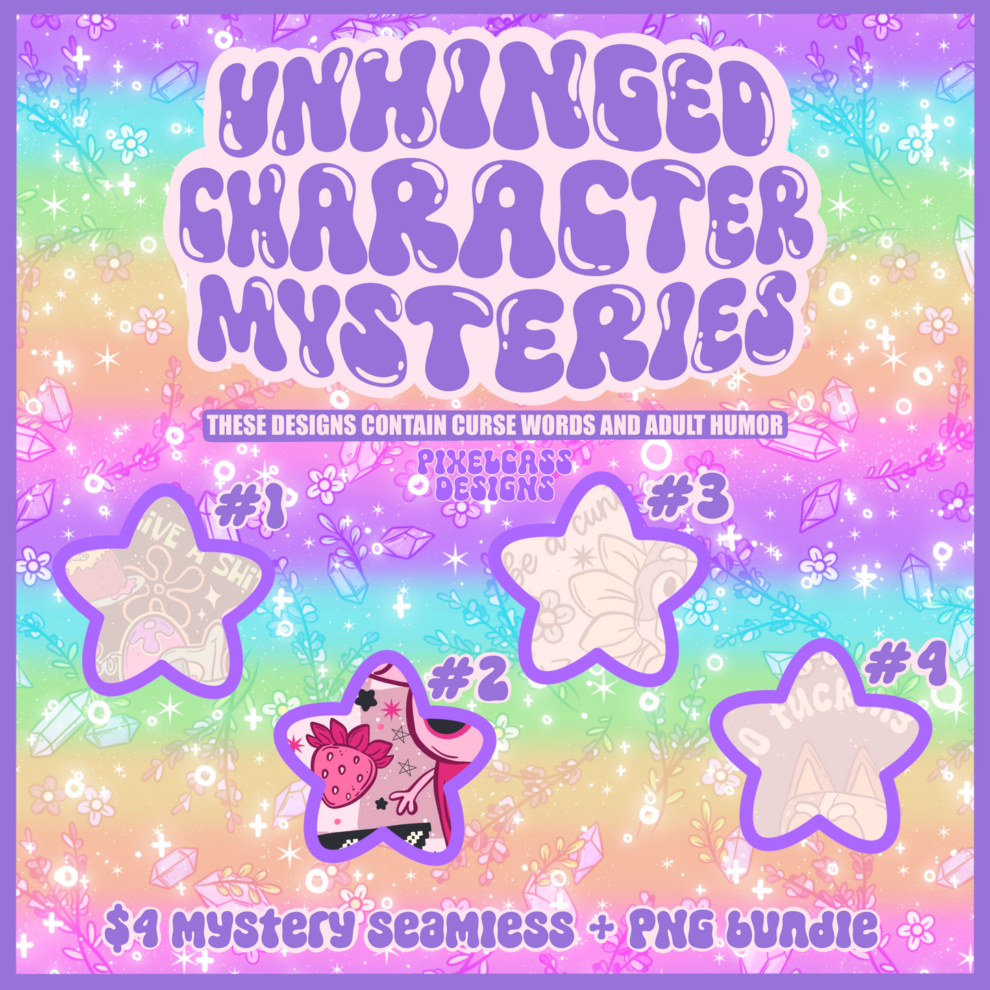 MYSTERY FILES SALE - Unhinged Characters July 2025