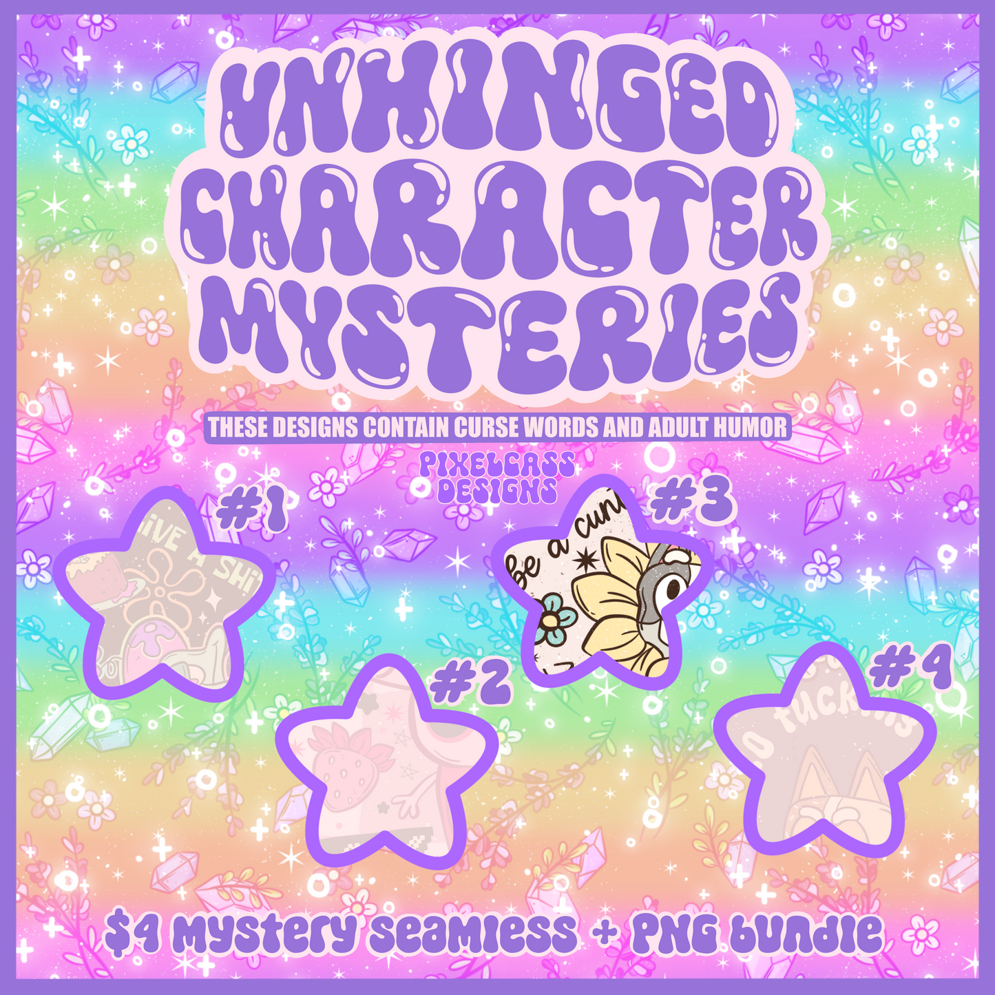 MYSTERY FILES SALE - Unhinged Characters July 2025