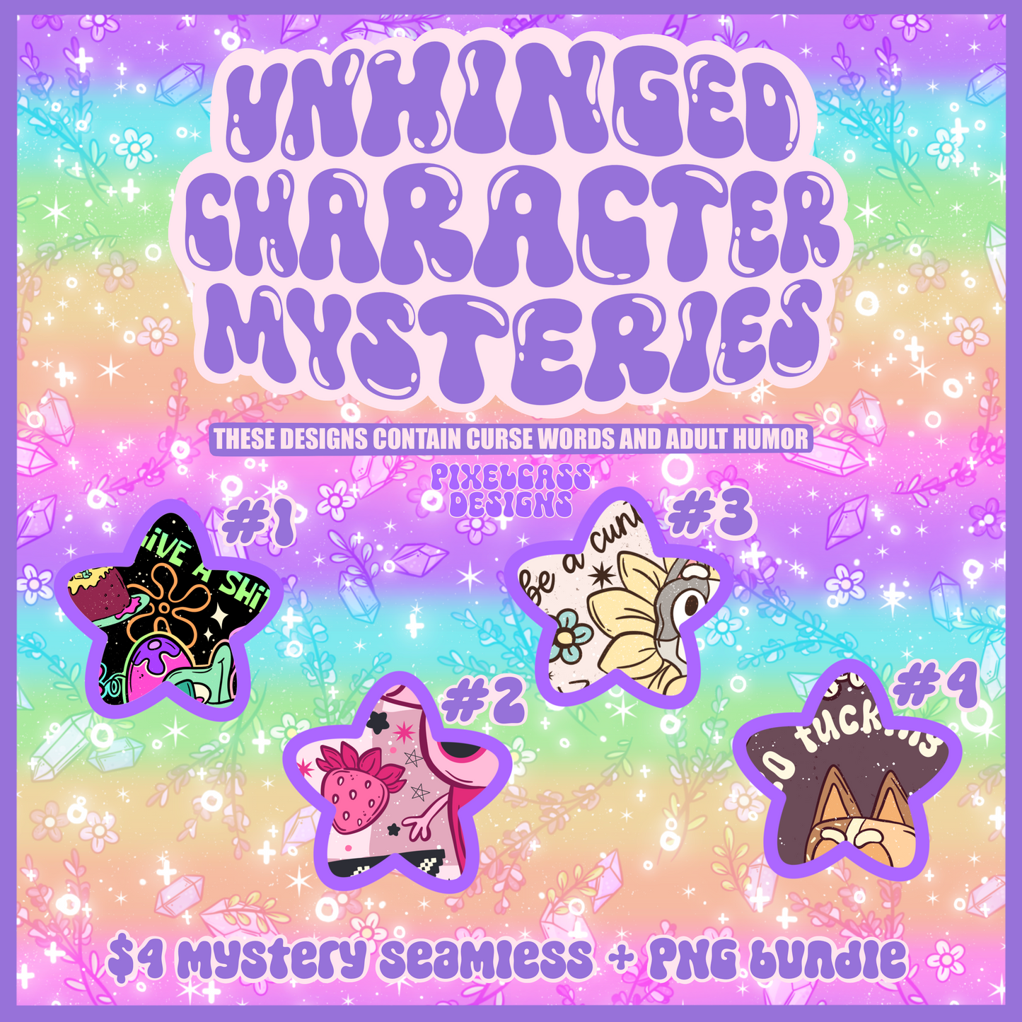MYSTERY FILES SALE - Unhinged Characters July 2025