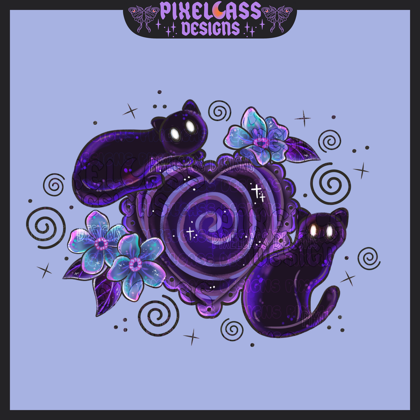 Void Cats (Hextober '25) PNG SUBLIMATION