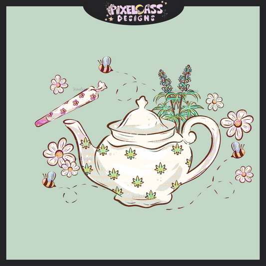 Weed Tea PNG SUBLIMATION