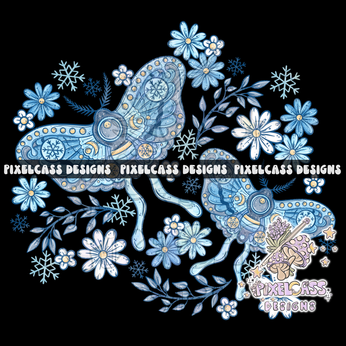 Winter Moths PNG SUBLIMATION