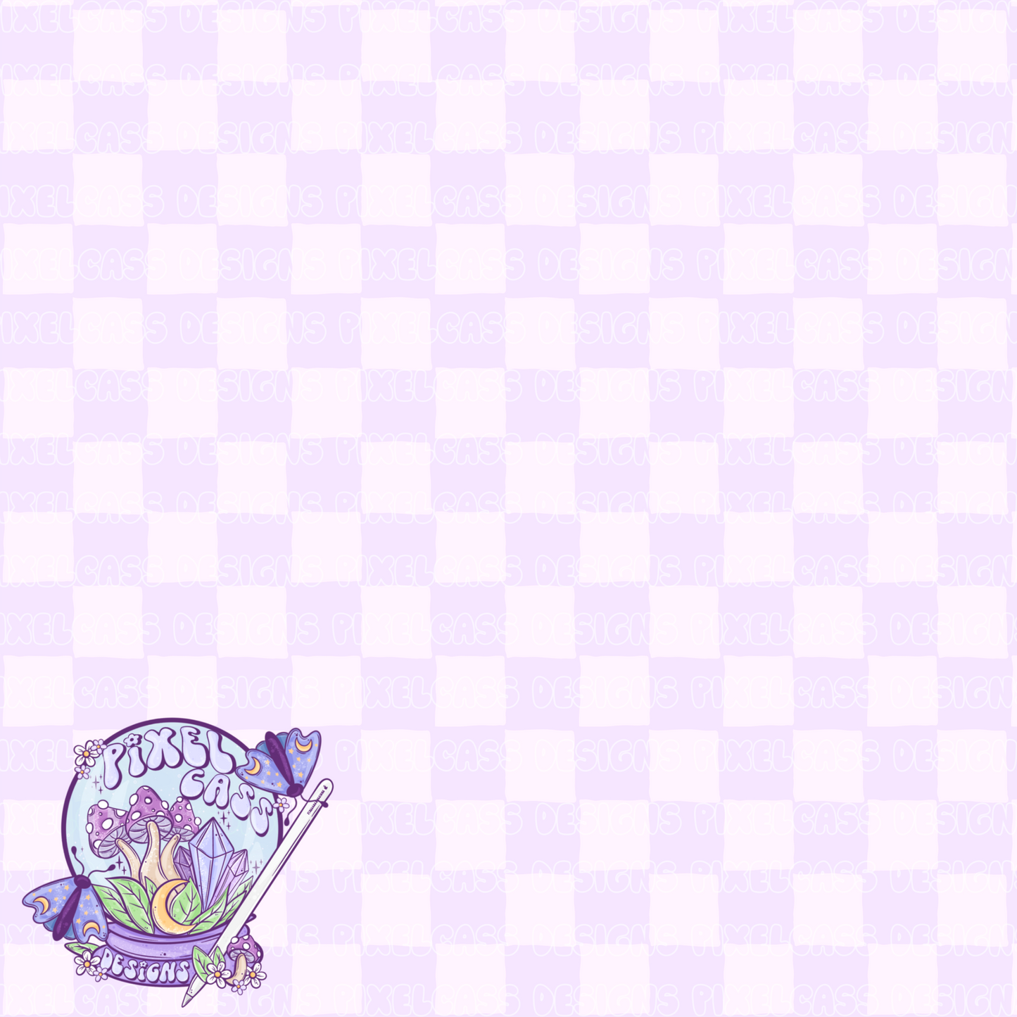 Pastel Purple Checks