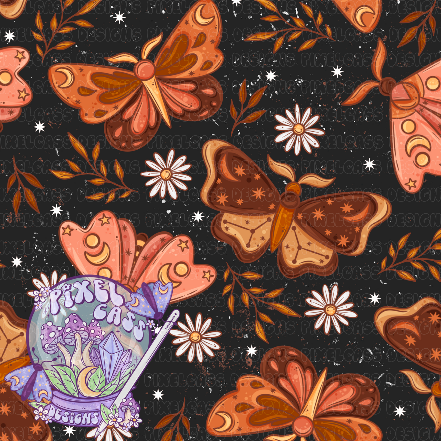 Boho Moths