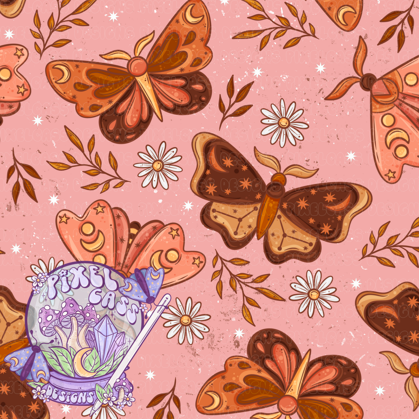 Boho Moths