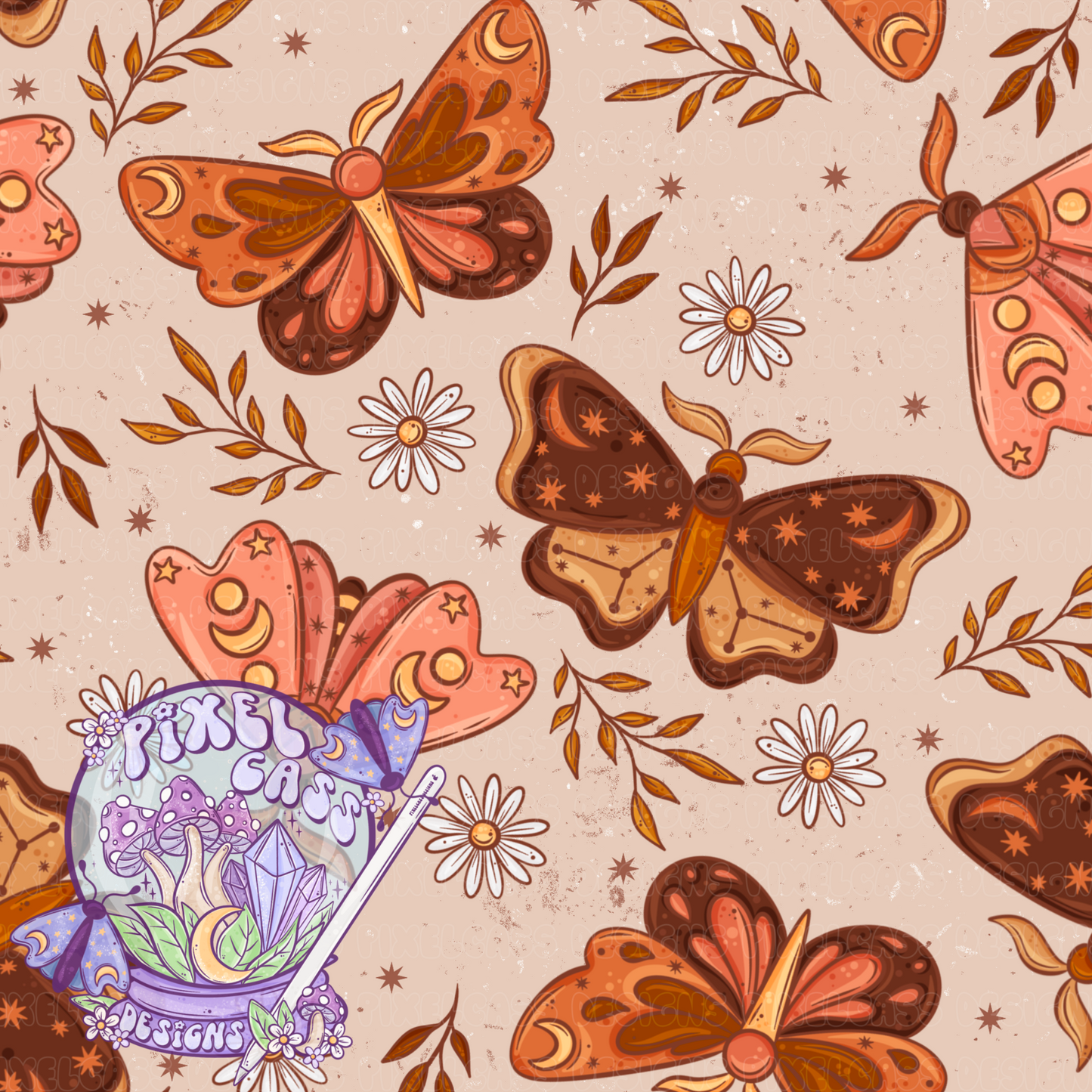 Boho Moths