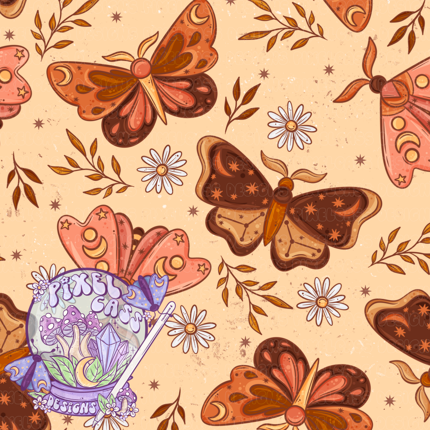 Boho Moths