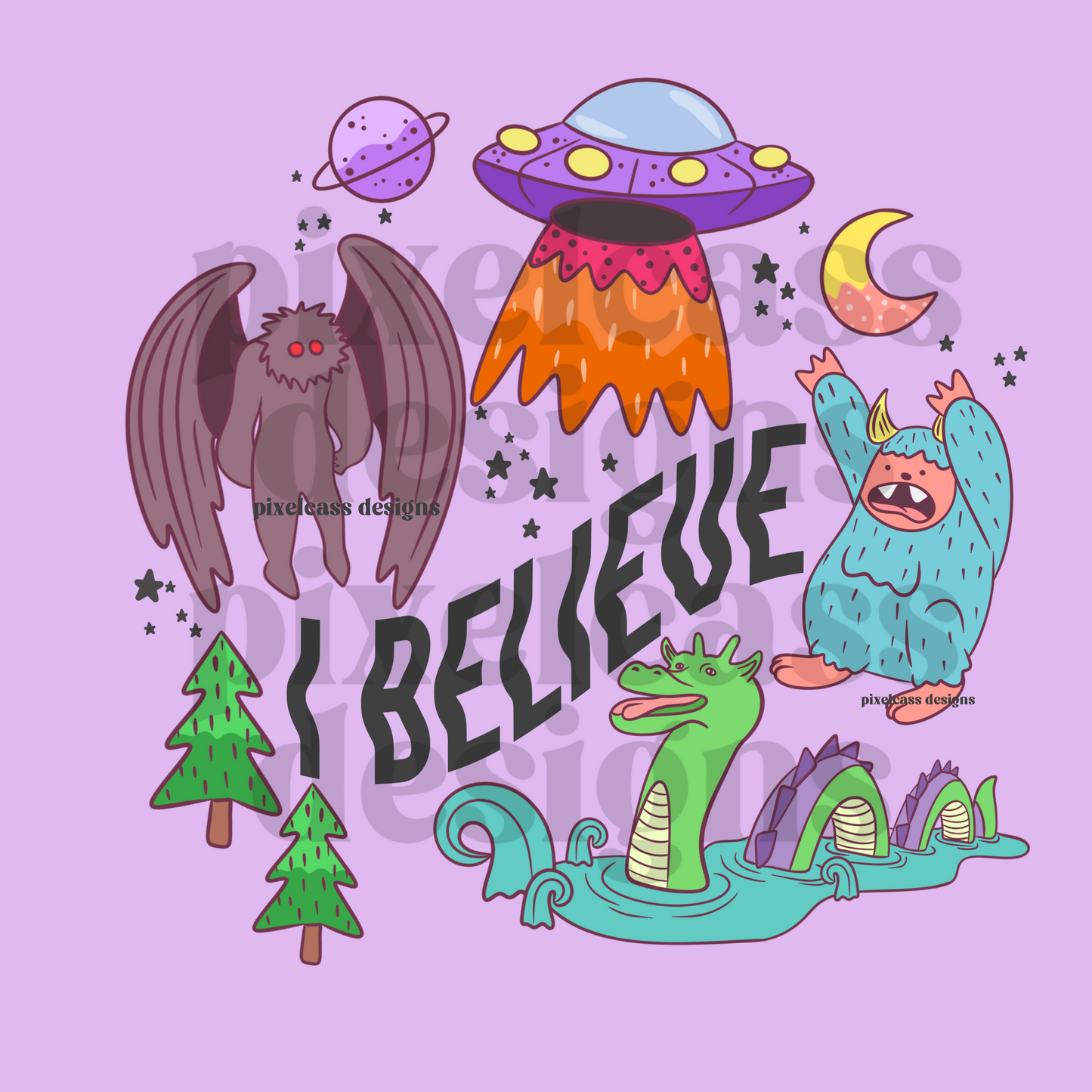 Cryptids PNG SUBLIMATION*