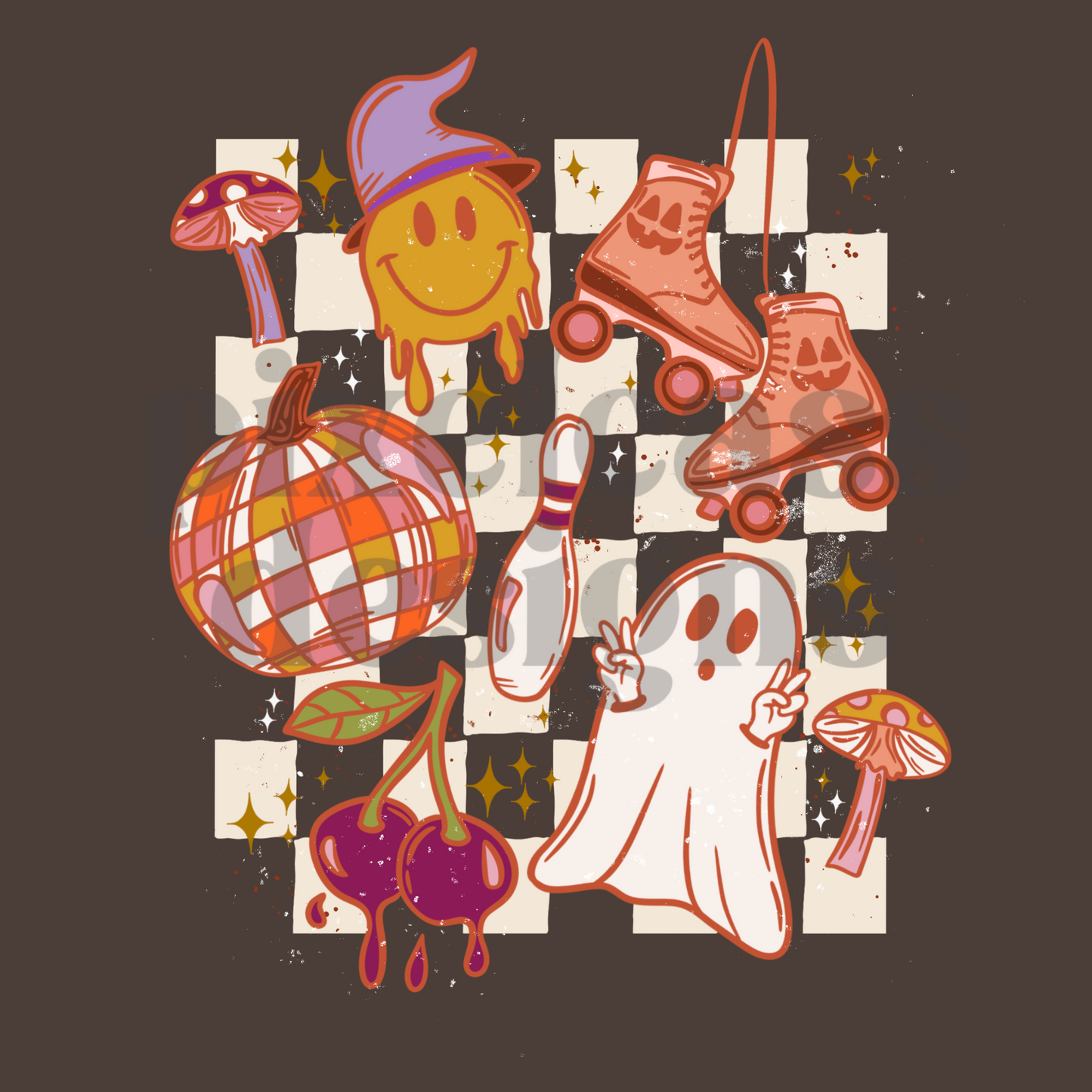 Disco Halloween PNG SUBLIMATION