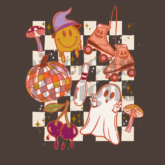 Disco Halloween PNG SUBLIMATION