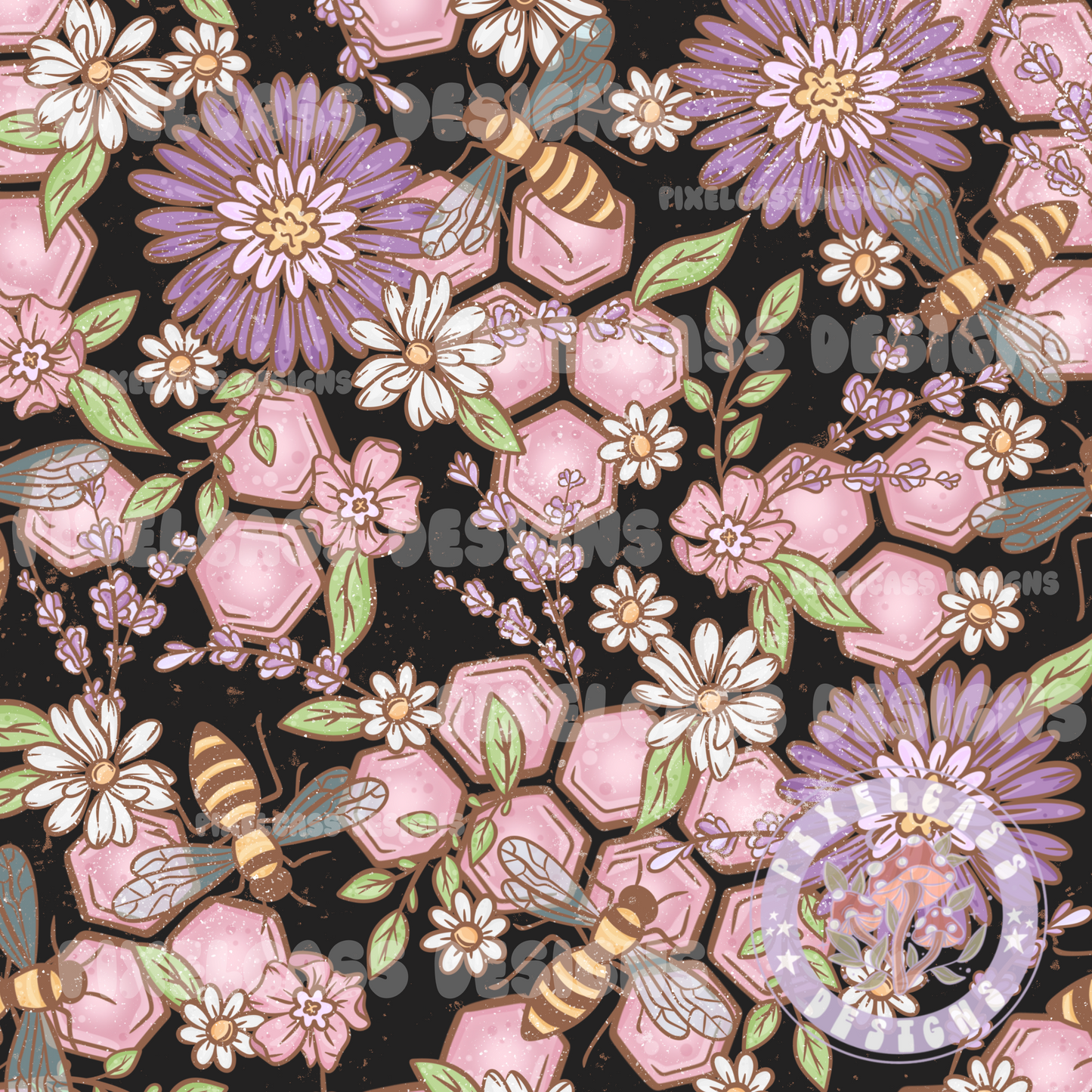 Floral Honeycombs