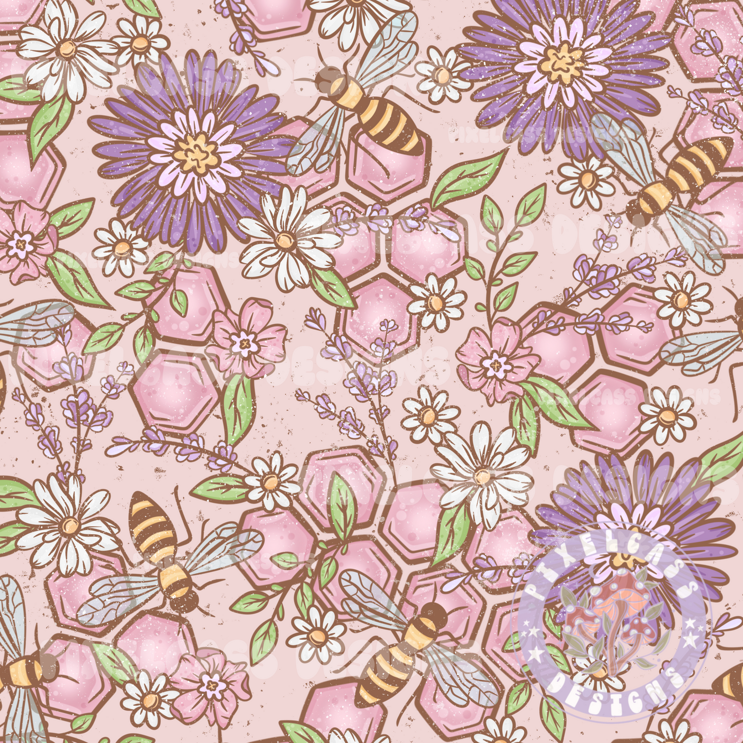 Floral Honeycombs