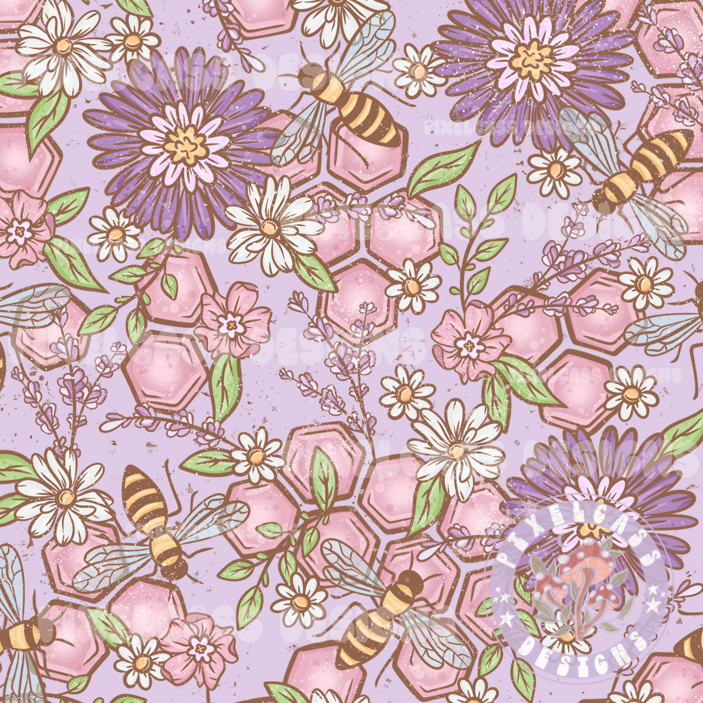 Floral Honeycombs