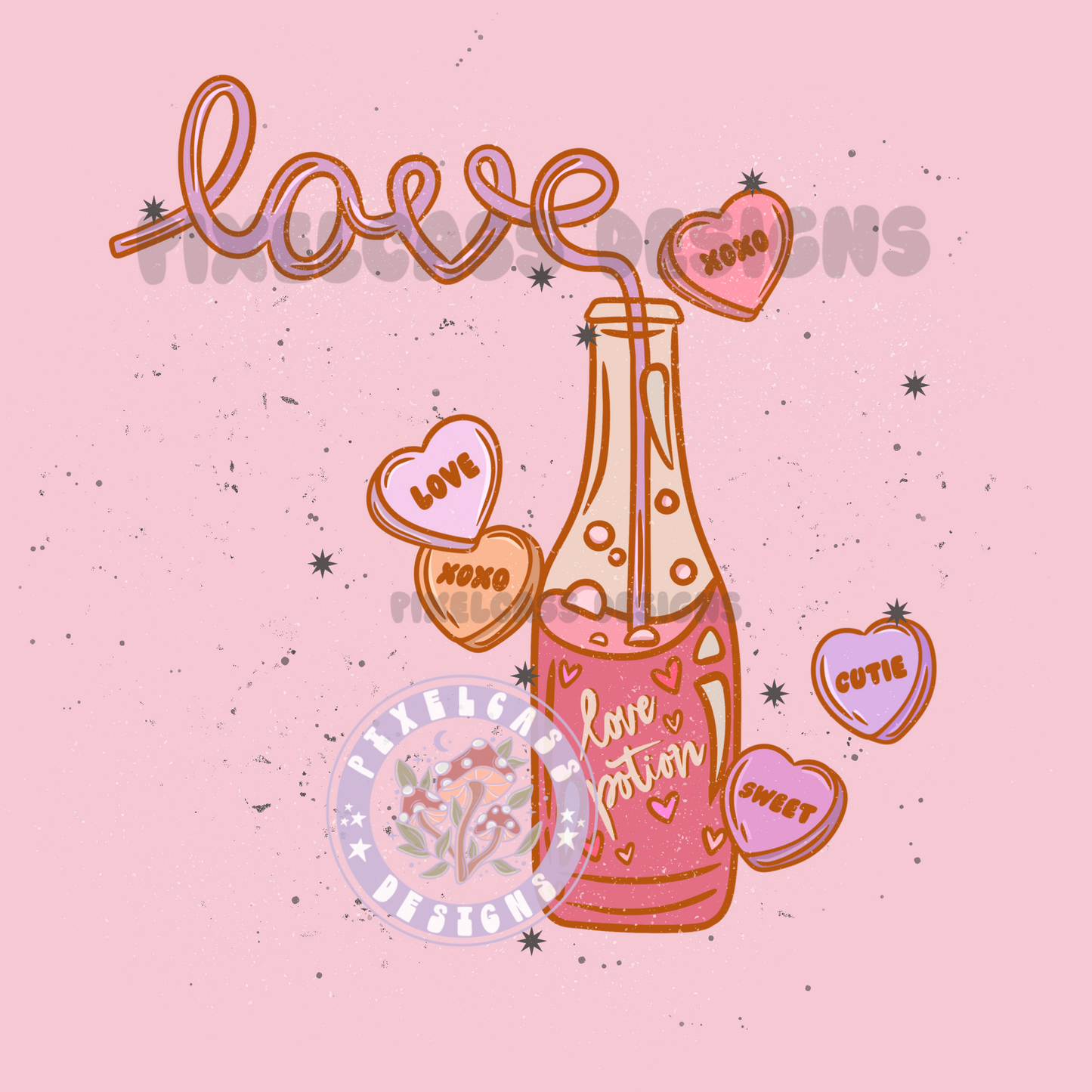 Love Potion PNG SUBLIMATION