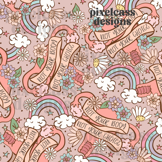 Not Your Body Floral