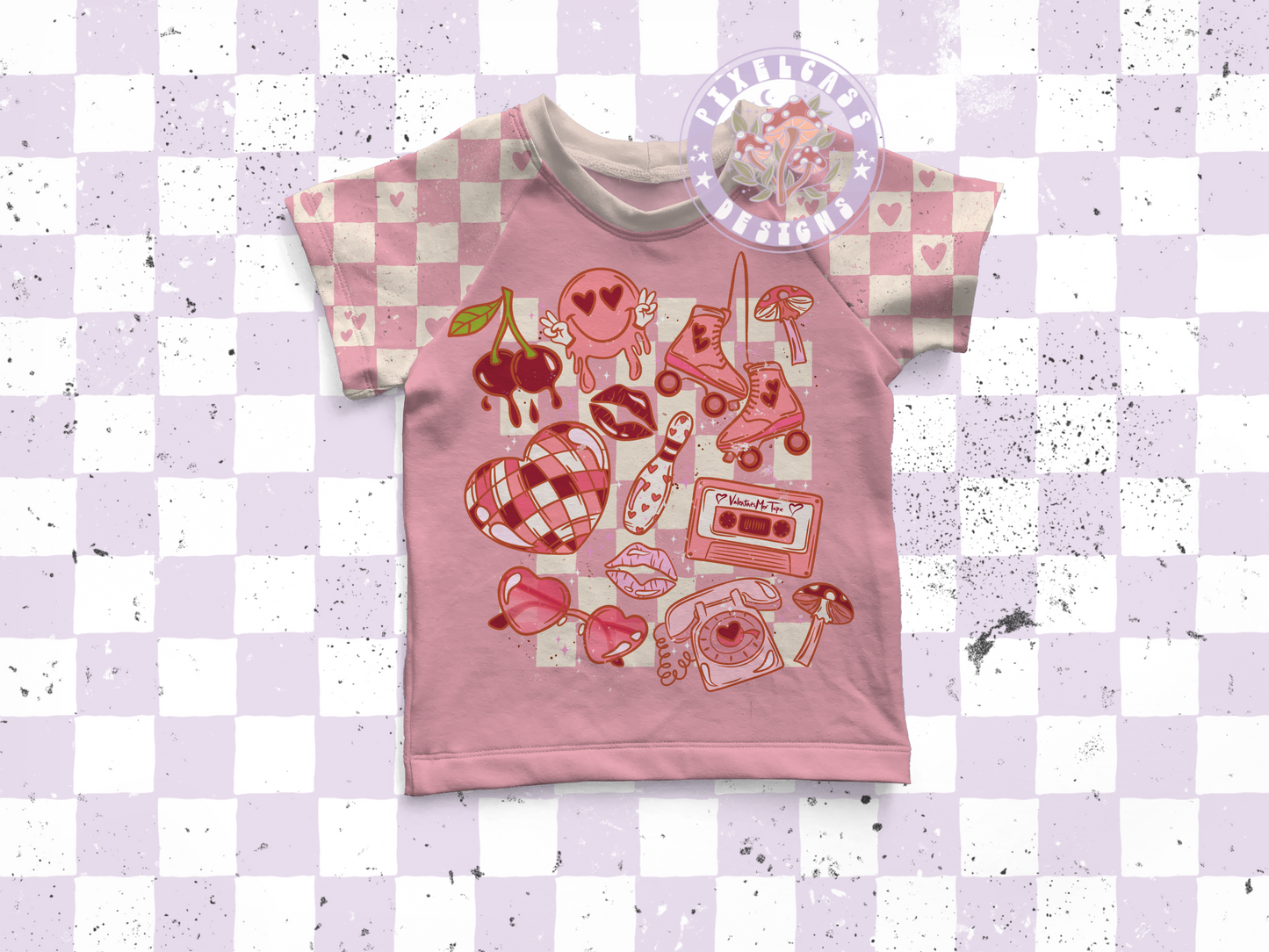 Disco Valentines PNG SUBLIMATION