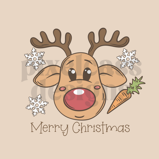 Reindeer & Carrots PNG SUBLIMATION