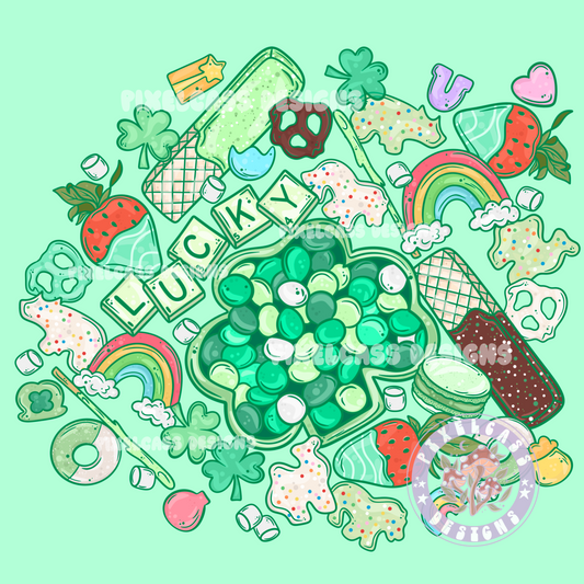 St. Patricks Charcuterie PNG SUBLIMATION